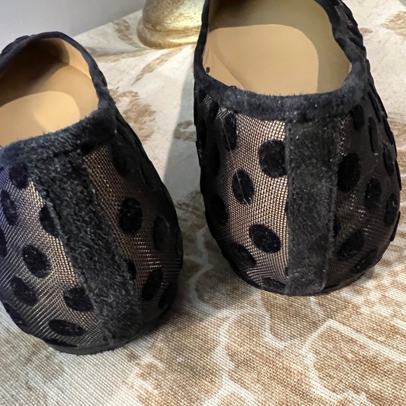Ann Taylor Polka Dot Fun Flats Party Shoes - Size 7 1/2 - Picture 3 of 7